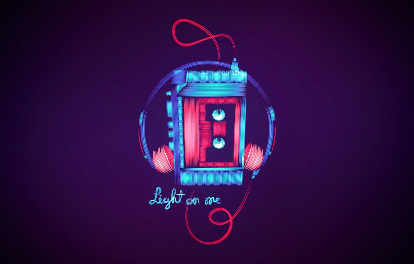 Wallpaper Minimalism, Music, Neon, Background, 80s, Neon, Player, 80's, Synth, Retrowave, Synthwave, New Retro Wave, Futuresynth, Sintav, Retrouve, Light on me image for desktop, section минимализм
