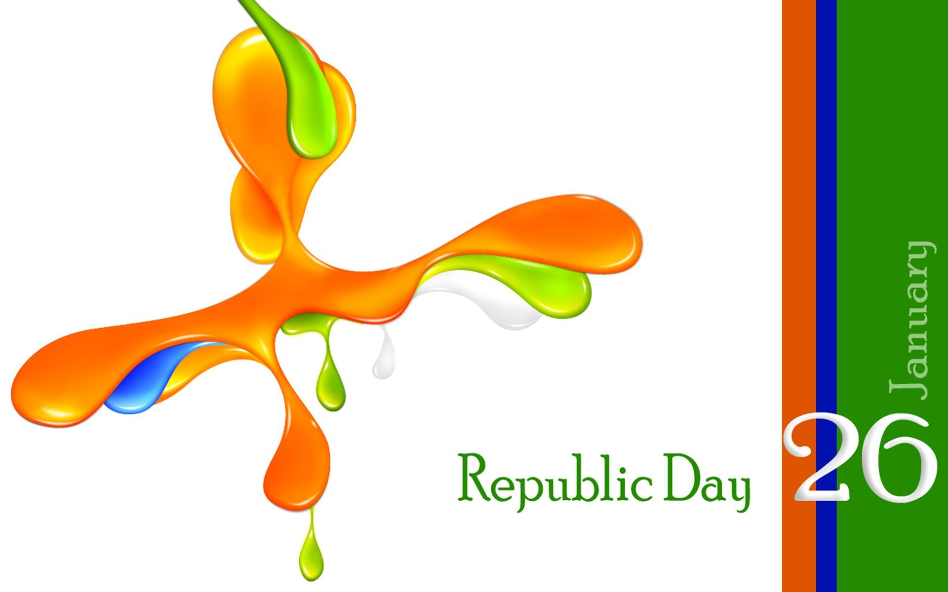 Happy Republic Day 2020 HD Image, UHD Wallpaper, 3D Photo, 4K