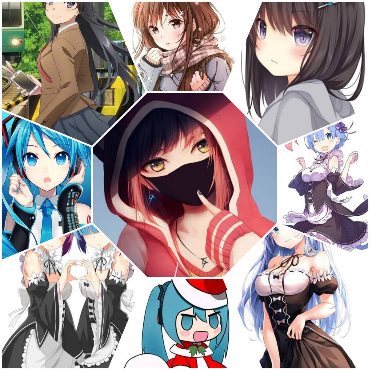 Anime Collage Wallpapers - Wallpaper Cave