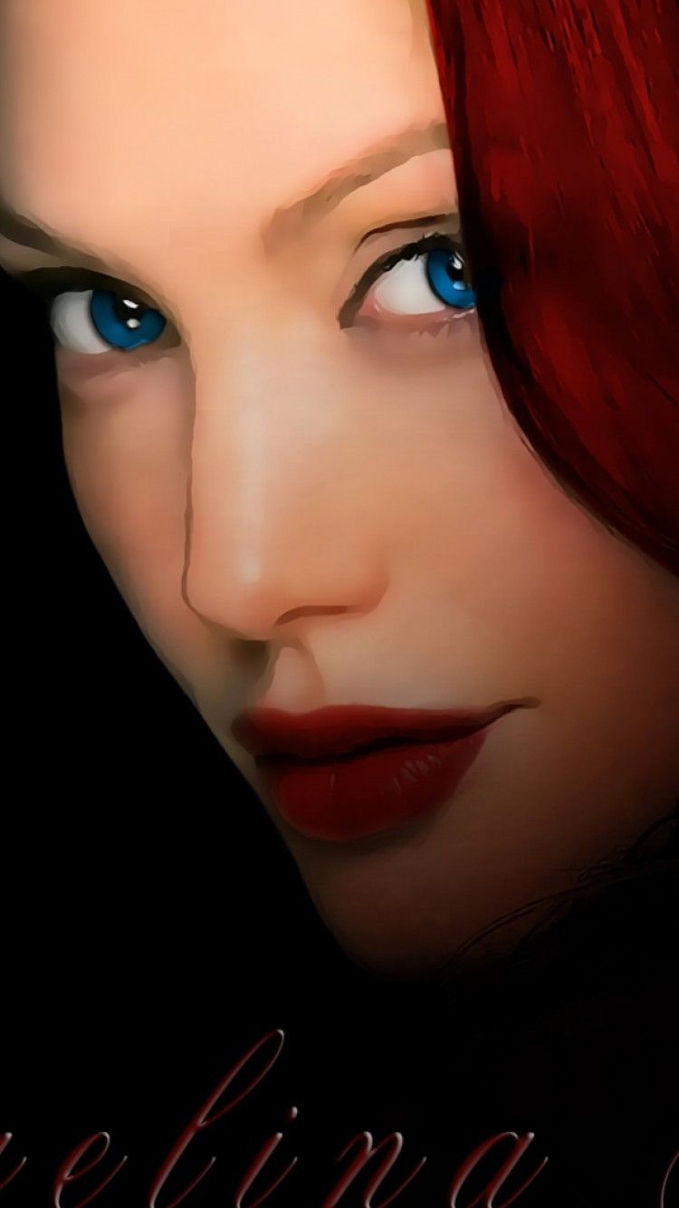 Angelina Jolie HD Wallpaper iPhone 6 / 6S Wallpaper