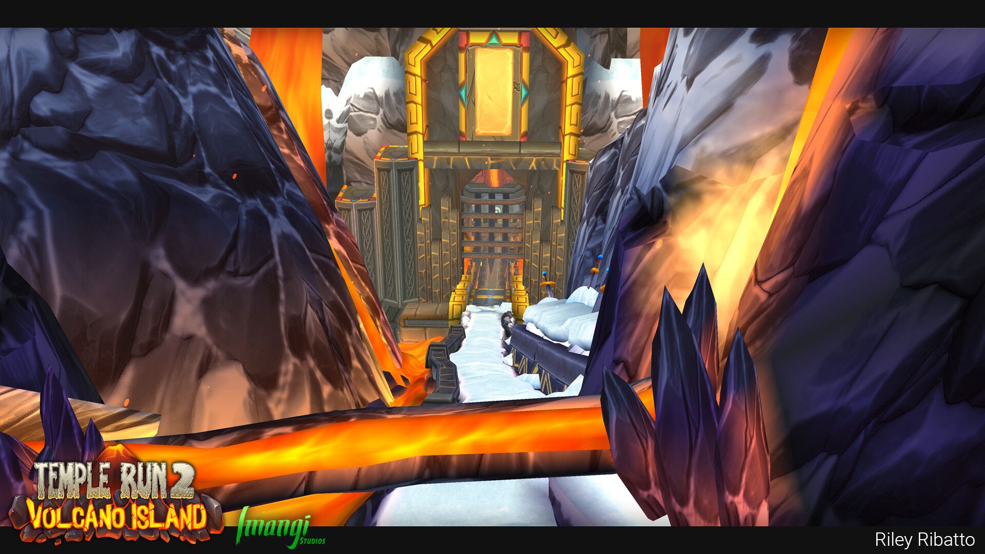 Temple Run 2: Volcano Island Environment Art, Riley