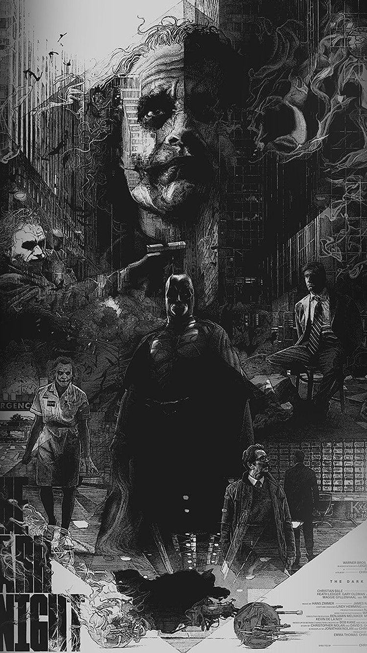 iPhone wallpaper. joker batman poster film hero