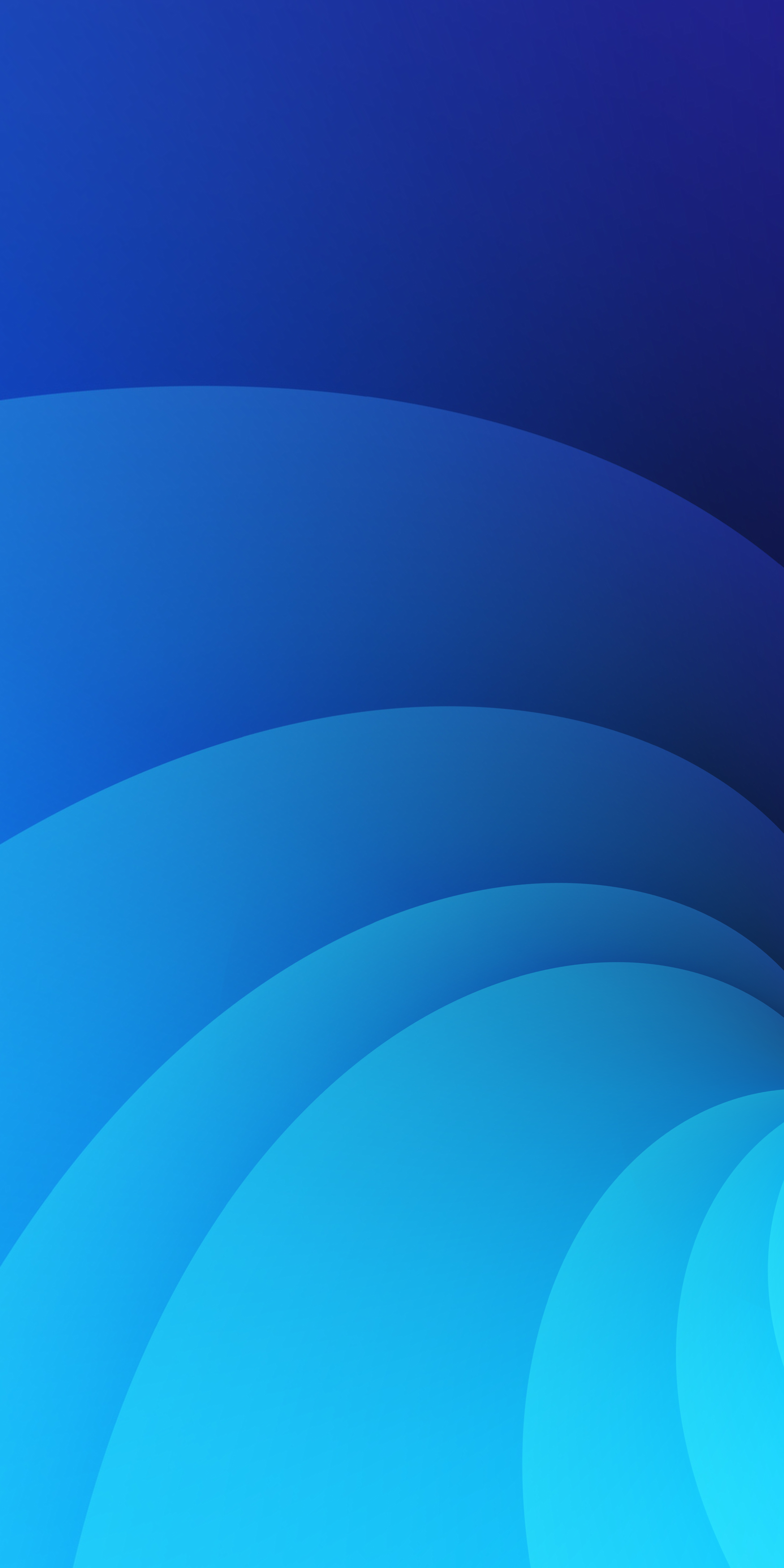 Blue gradient swooshes on Twitter
