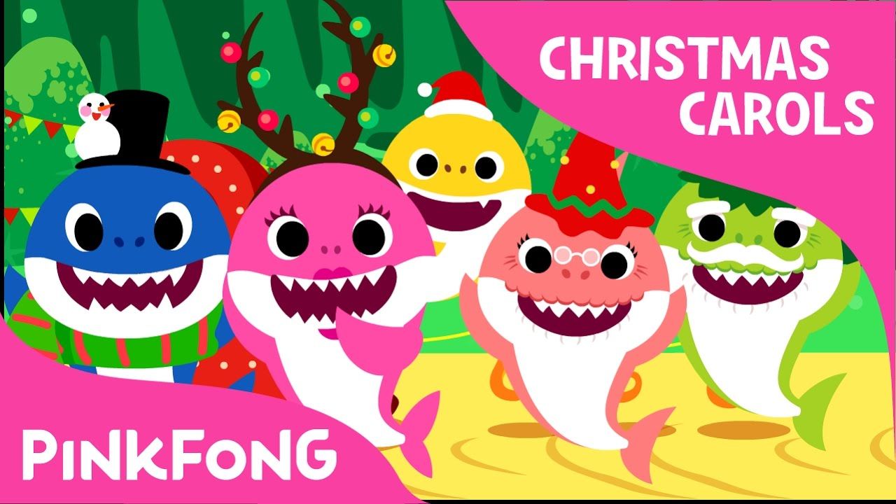 Christmas Sharks. Christmas Carols. Pinkfong Songs for Children