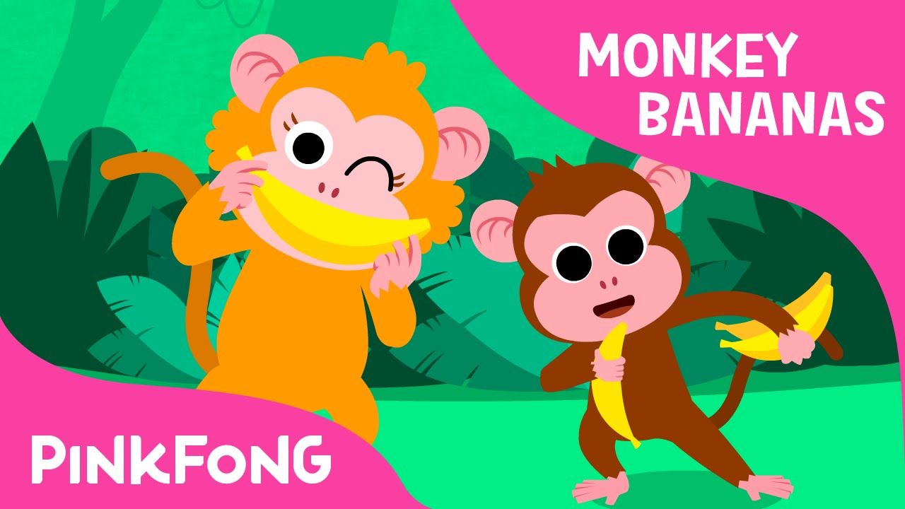 Monkey Bananas. Animal Songs. PINKFONG Songs for Children