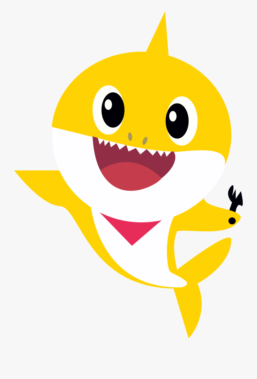 Pinkfong Baby Shark Yellow, Free Transparent Clipart