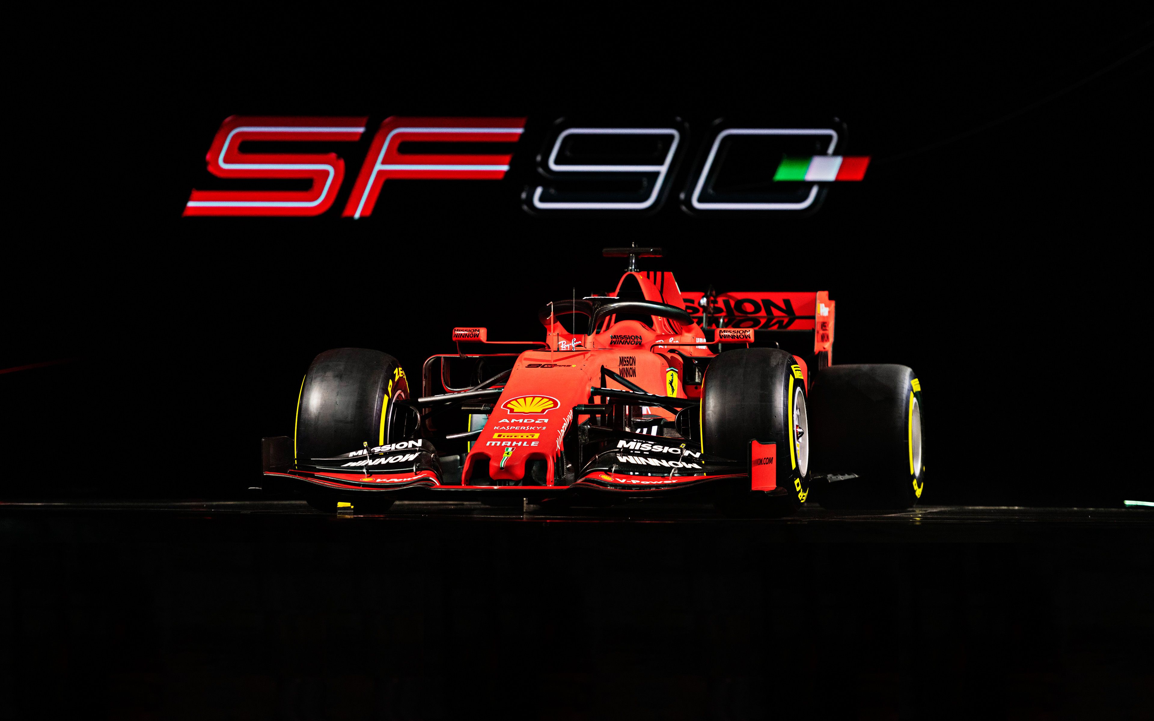 Download wallpaper Ferrari SF 4k, 2019 F1 cars, Formula 1
