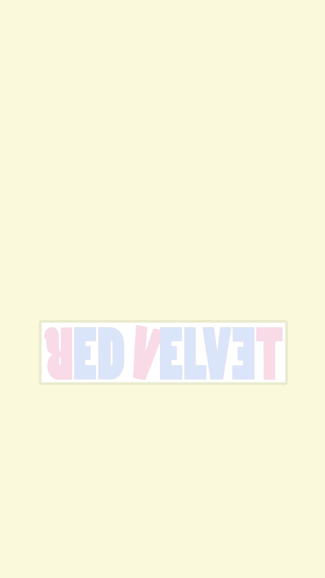 Red Velvet Pastel Wallpaper