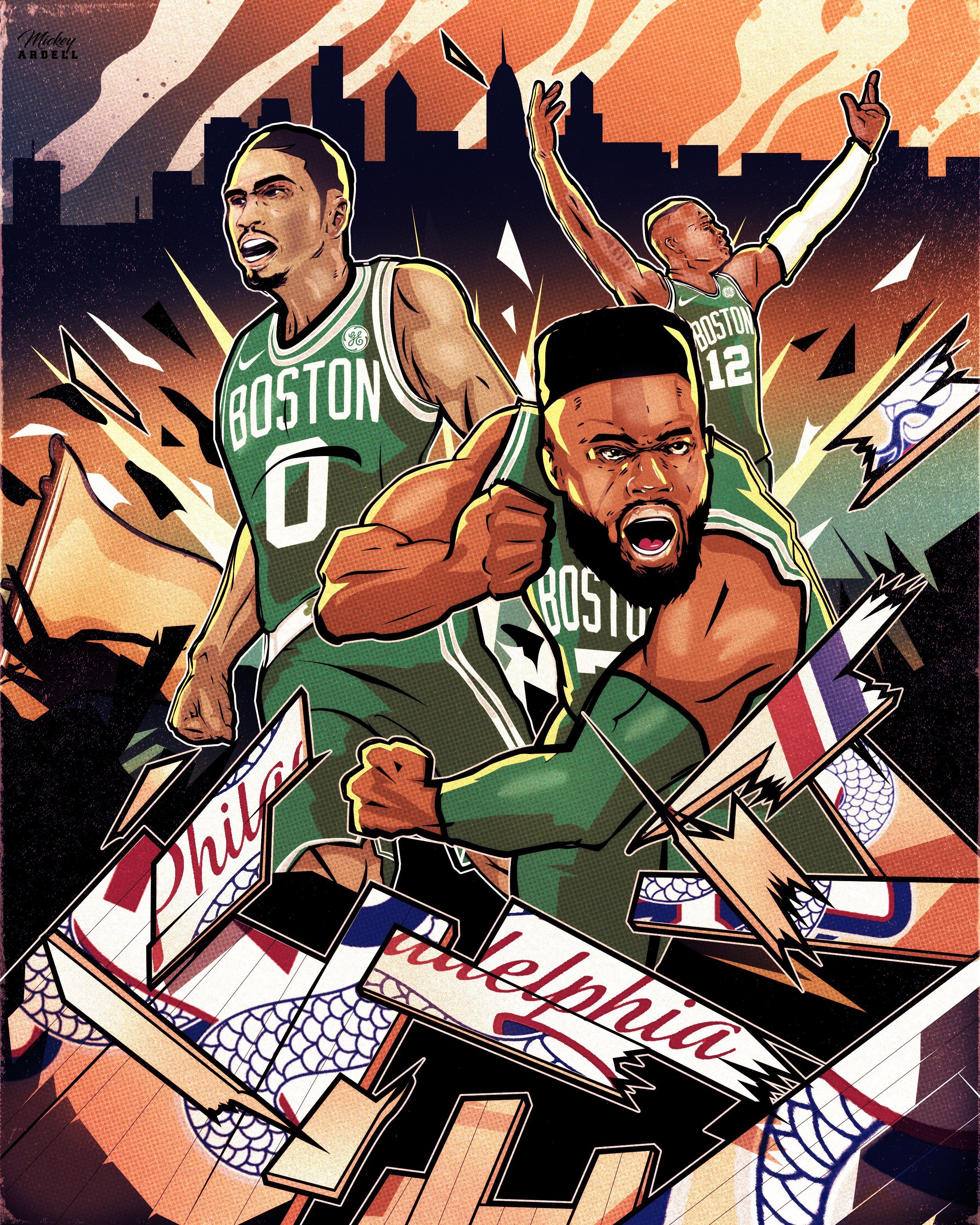Cartoon NBA Players Wallpapers - Wallpaper Cave