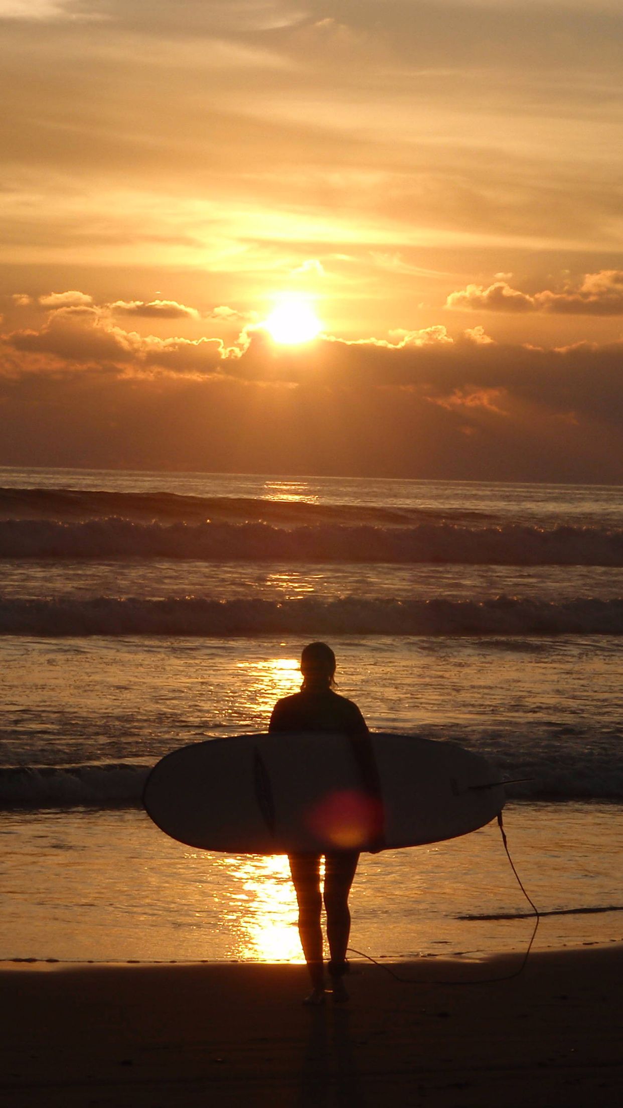 Surfing Sunset Wallpaper for iPhone Pro Max, X, 6