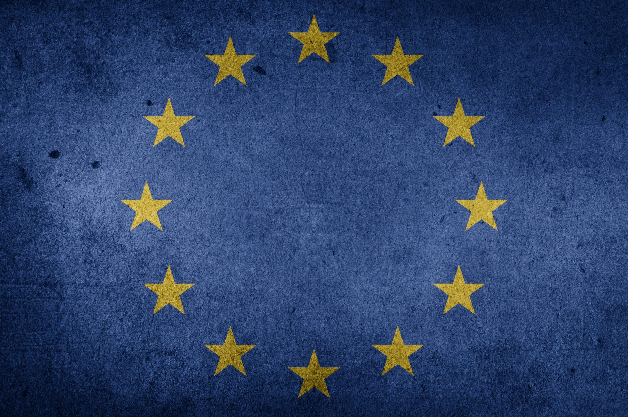 Free download The Flag of the European Union Grunge HD Wallpaper