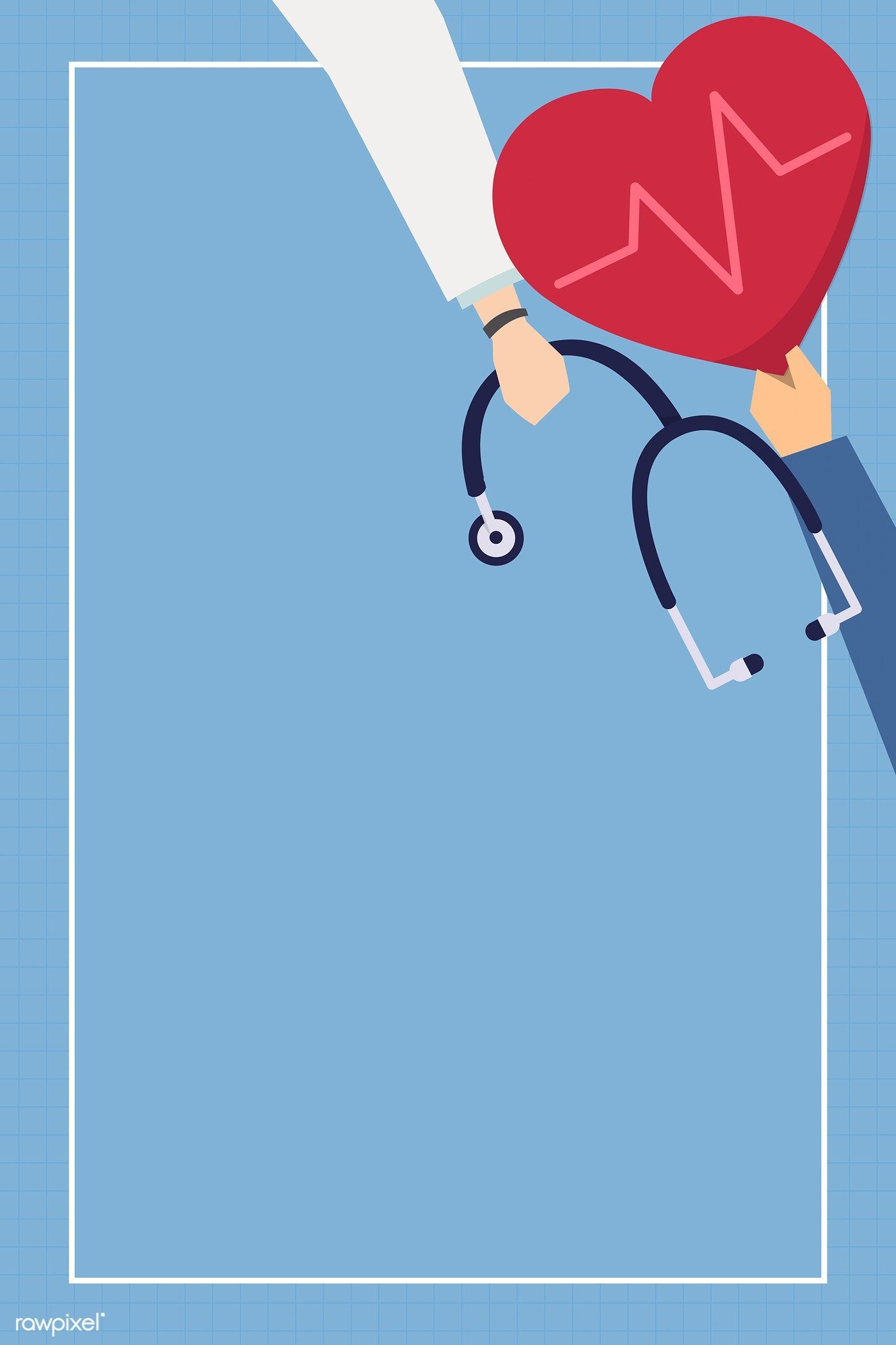 Download premium vector of Health care themed frame vector 2224628