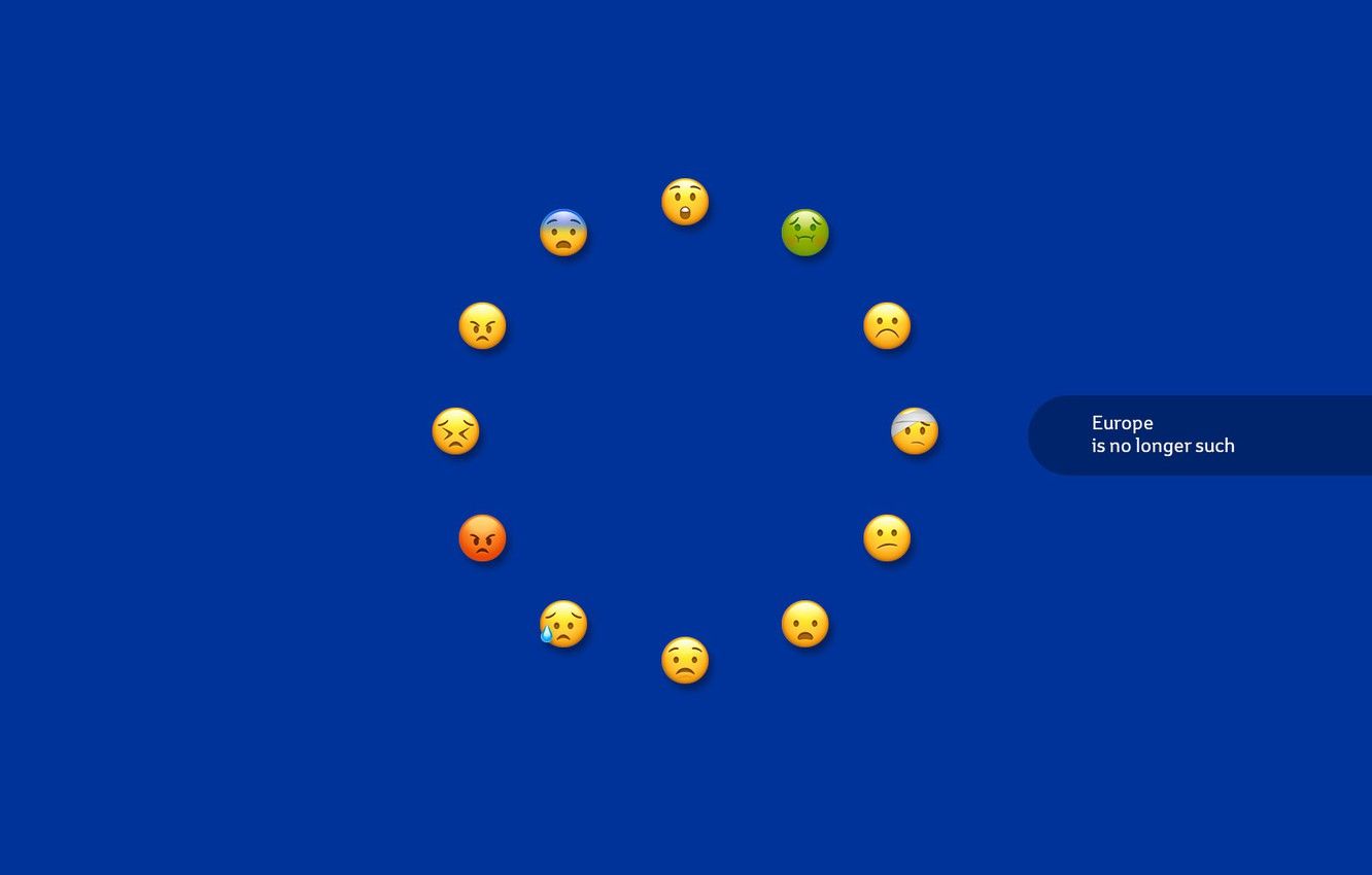 Wallpaper Europe, minimalism, Europe, The European Union, the flag