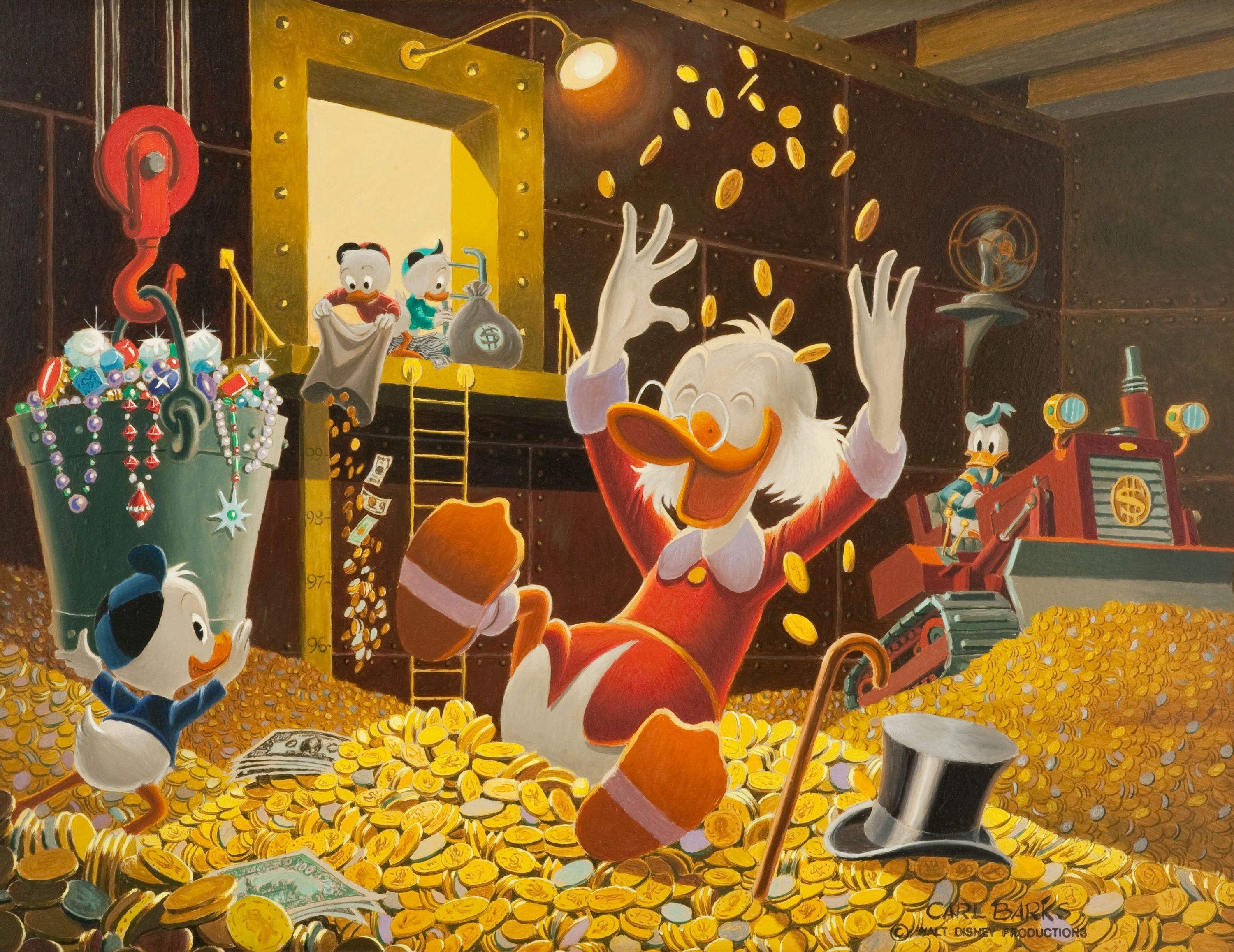 Retro Scrooge McDuck HD 3000x2315. Disney wallpaper, Scrooge