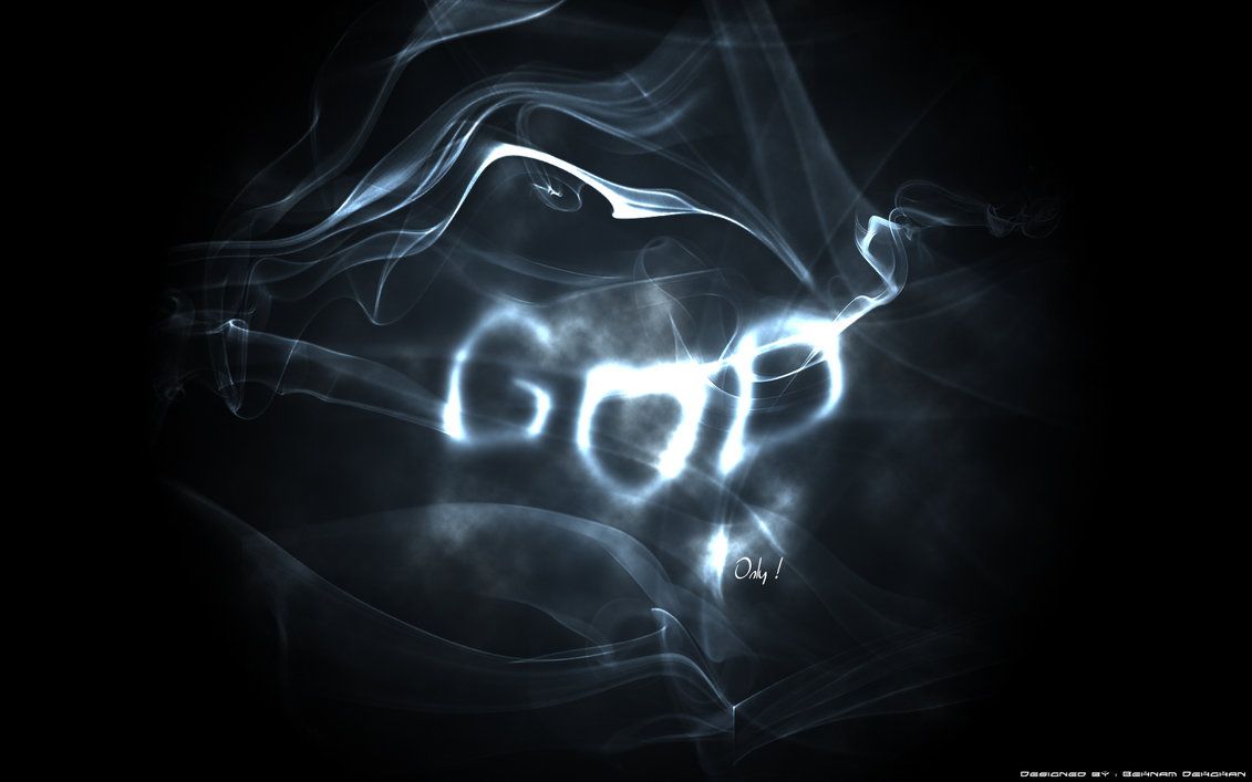 Free download GOD wallpaper HD Smoke effect