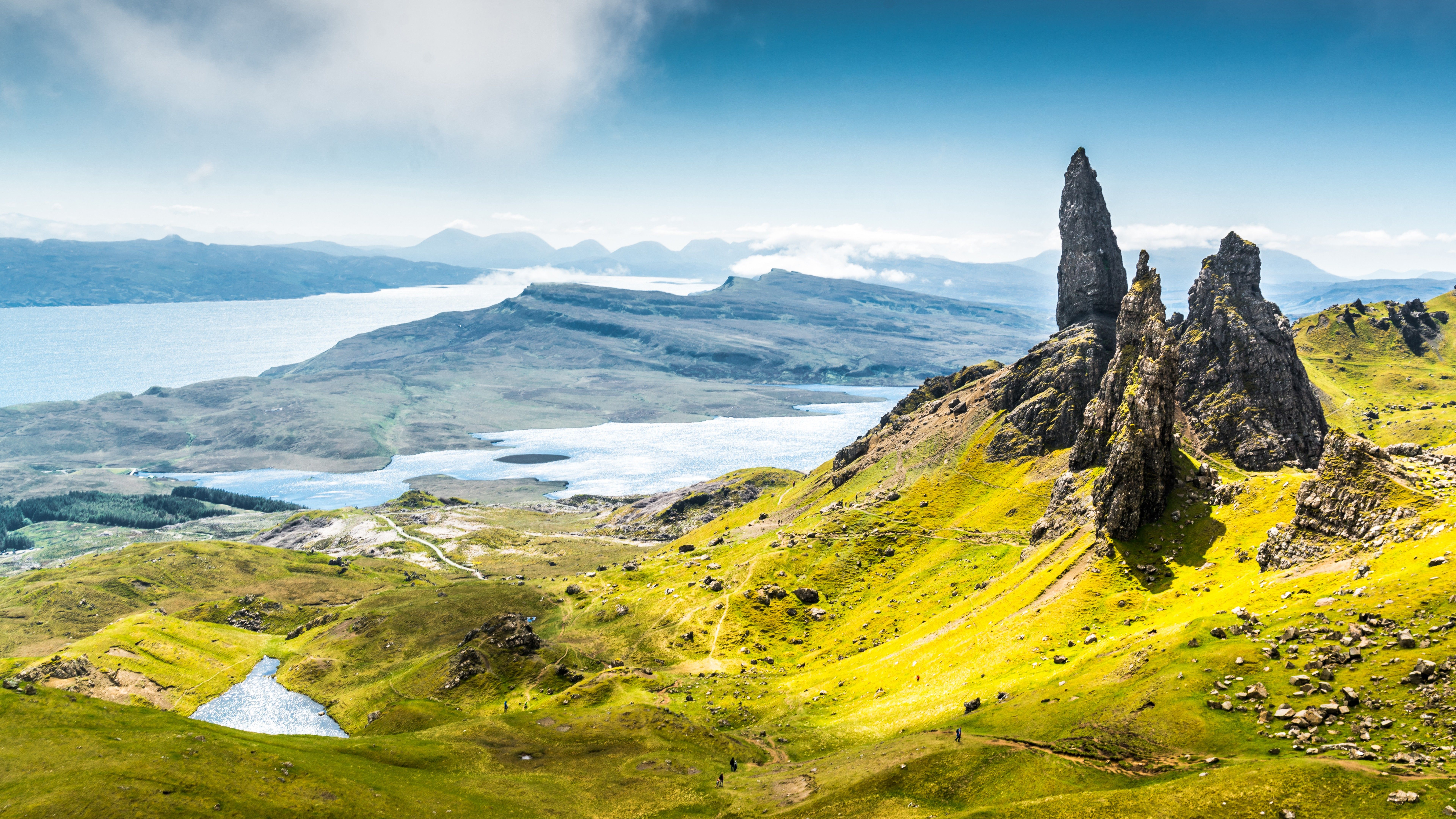 Wallpaper Isle of Skye, Scotland, Europe, nature, travel, 8k