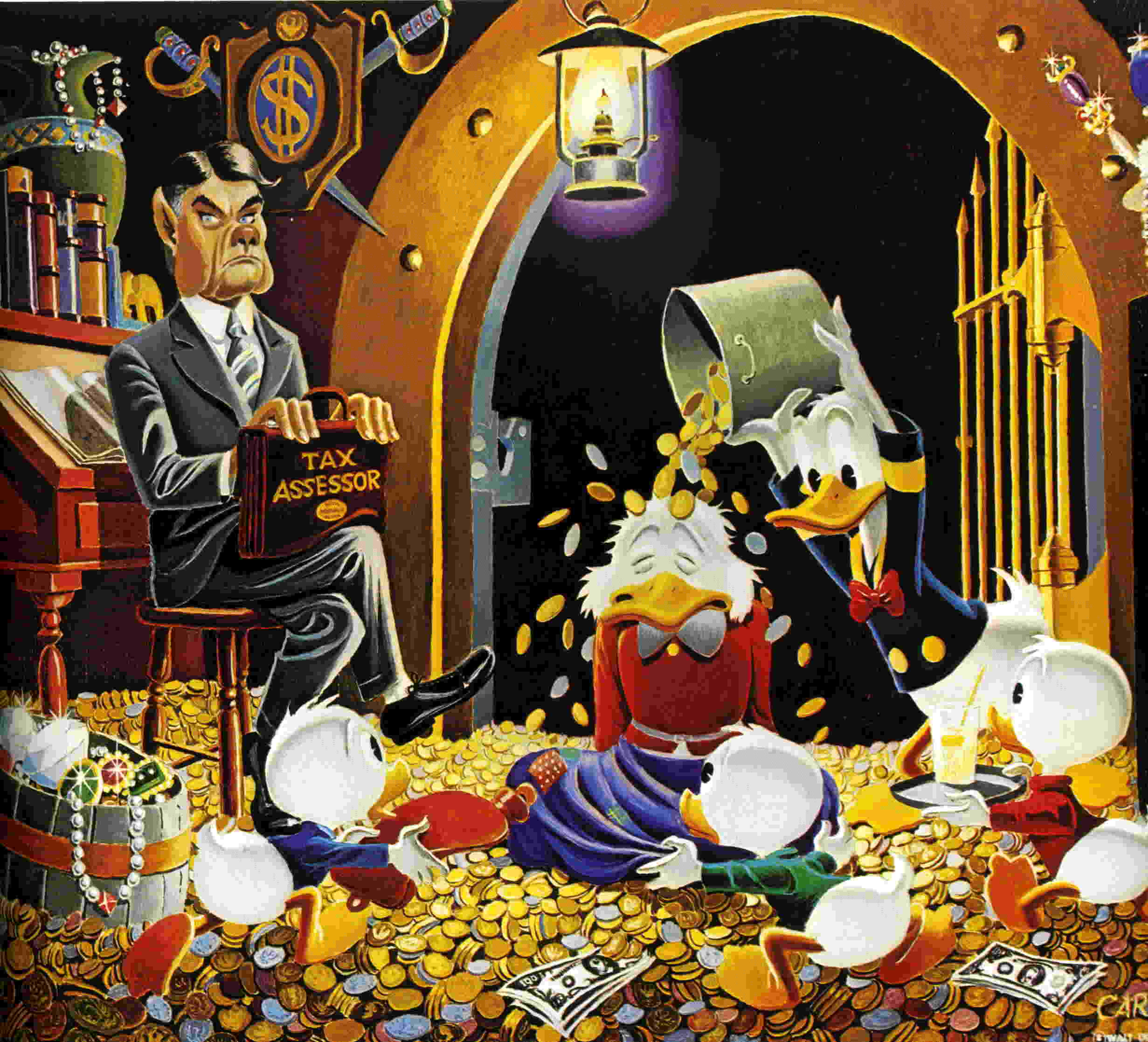 Carl Barks Scrooge Wallpaper. Samantha
