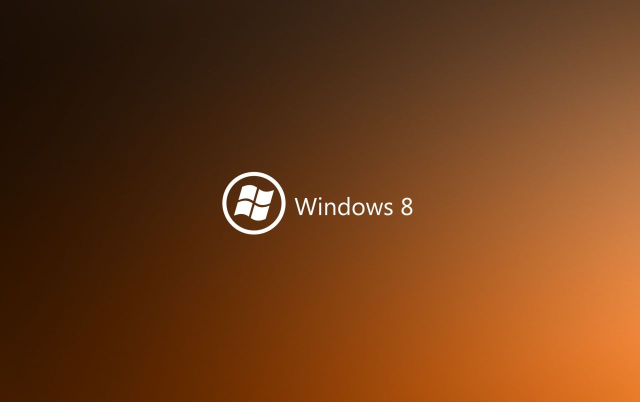Dark Orange Windows 8 wallpaper. Dark Orange Windows 8