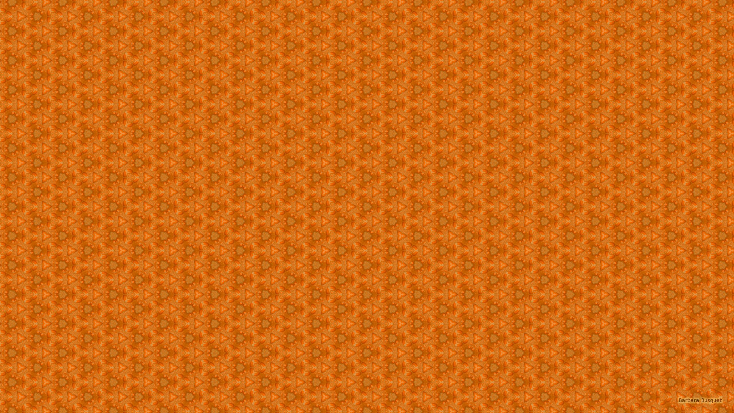 Orange pattern. Barbara's HD Wallpaper