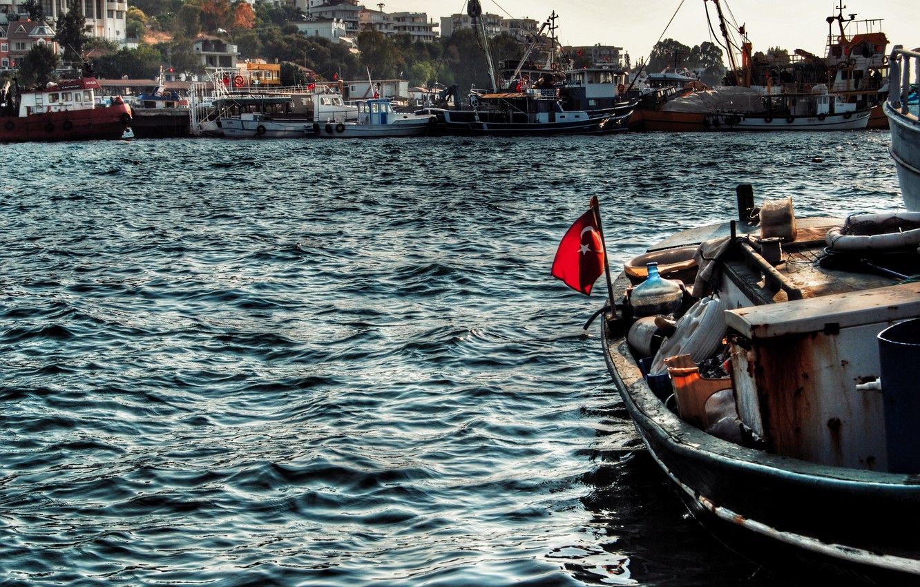 Wallpaper sea, Landscapes, turkey, boat, bodrum image for desktop