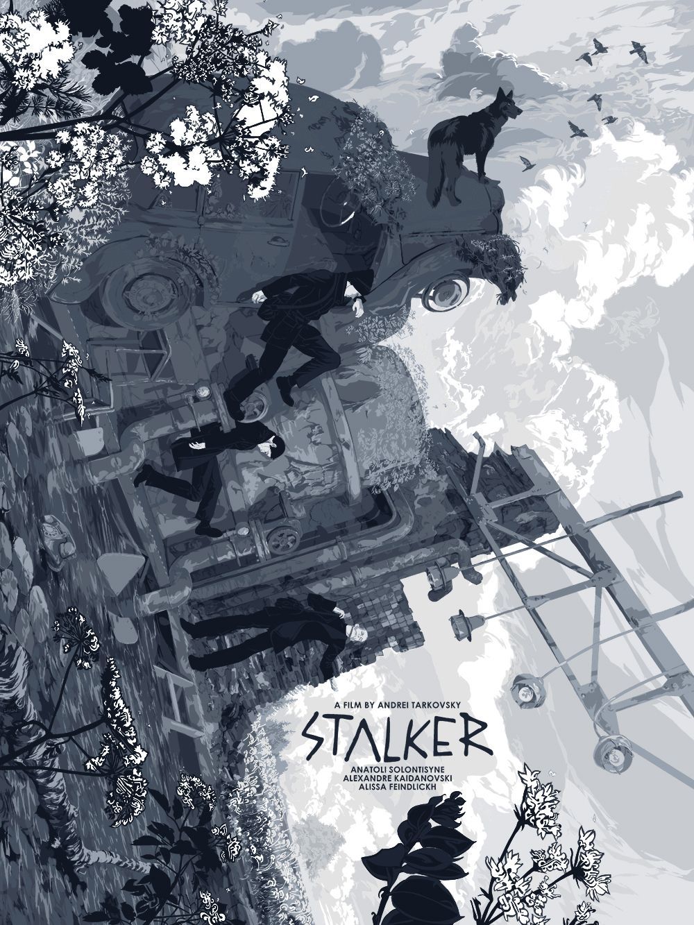 Stalker (1979) by Zotho Lhun for Black Dragon Press HD Wallpaper
