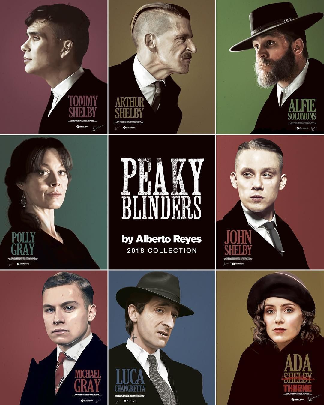 PEAKY BLINDERS POSTERS. Michael Gray and Ada Shelby are the latest additions to my PEA. Peaky blinders characters, Peaky blinders wallpaper, Peaky blinders poster