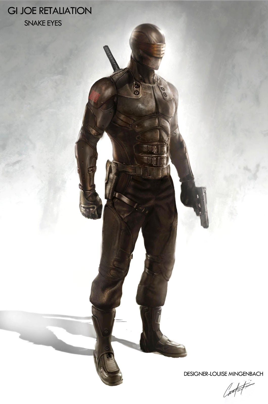 New G.I. JOE: RETALIATION Set Image & Snake Eyes Concept Art