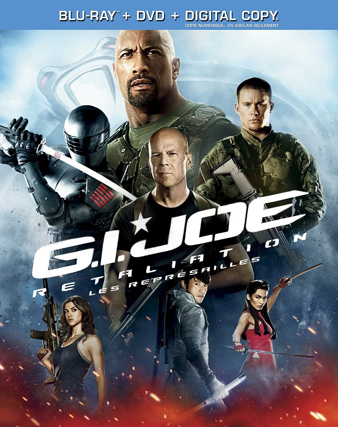 G.I. Joe: Retaliation / Les Représailles Bilingual Blu Ray + DVD +