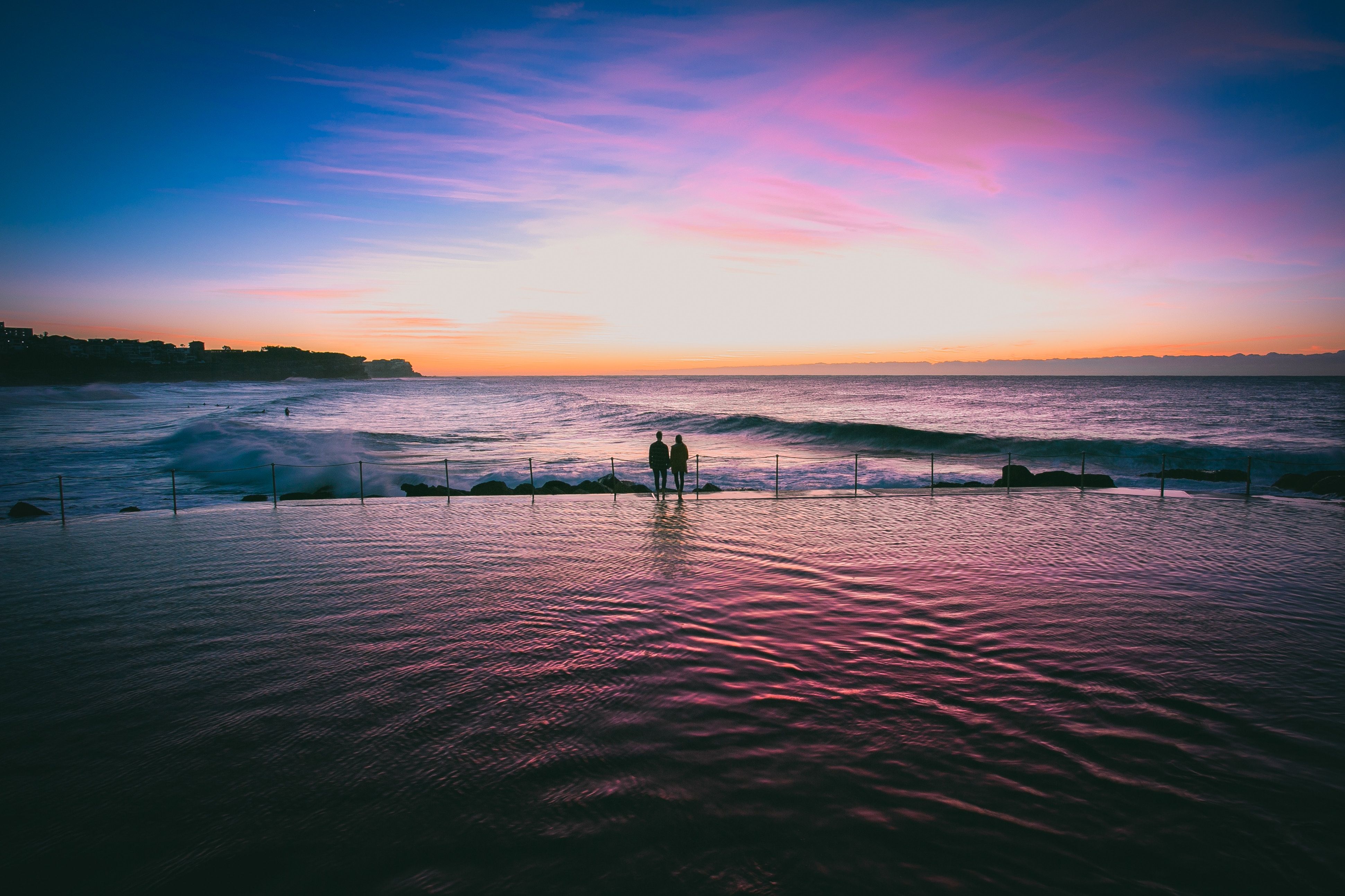 3882x2588 beach wallpaper, bronte beach, love background