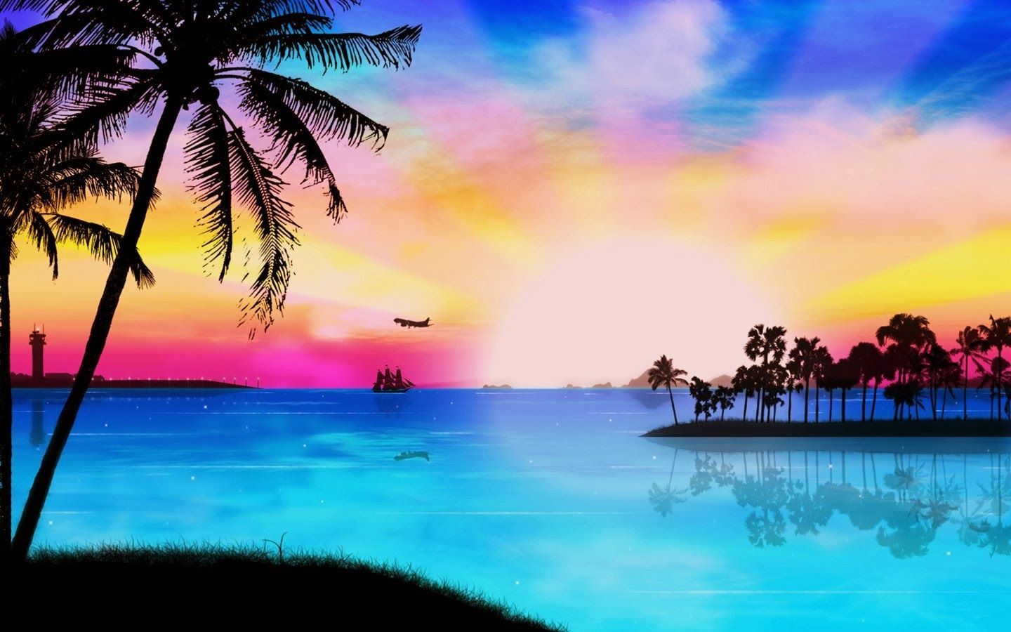 Tropical paradise. Tropical paradise wallpaper, Tropical islands