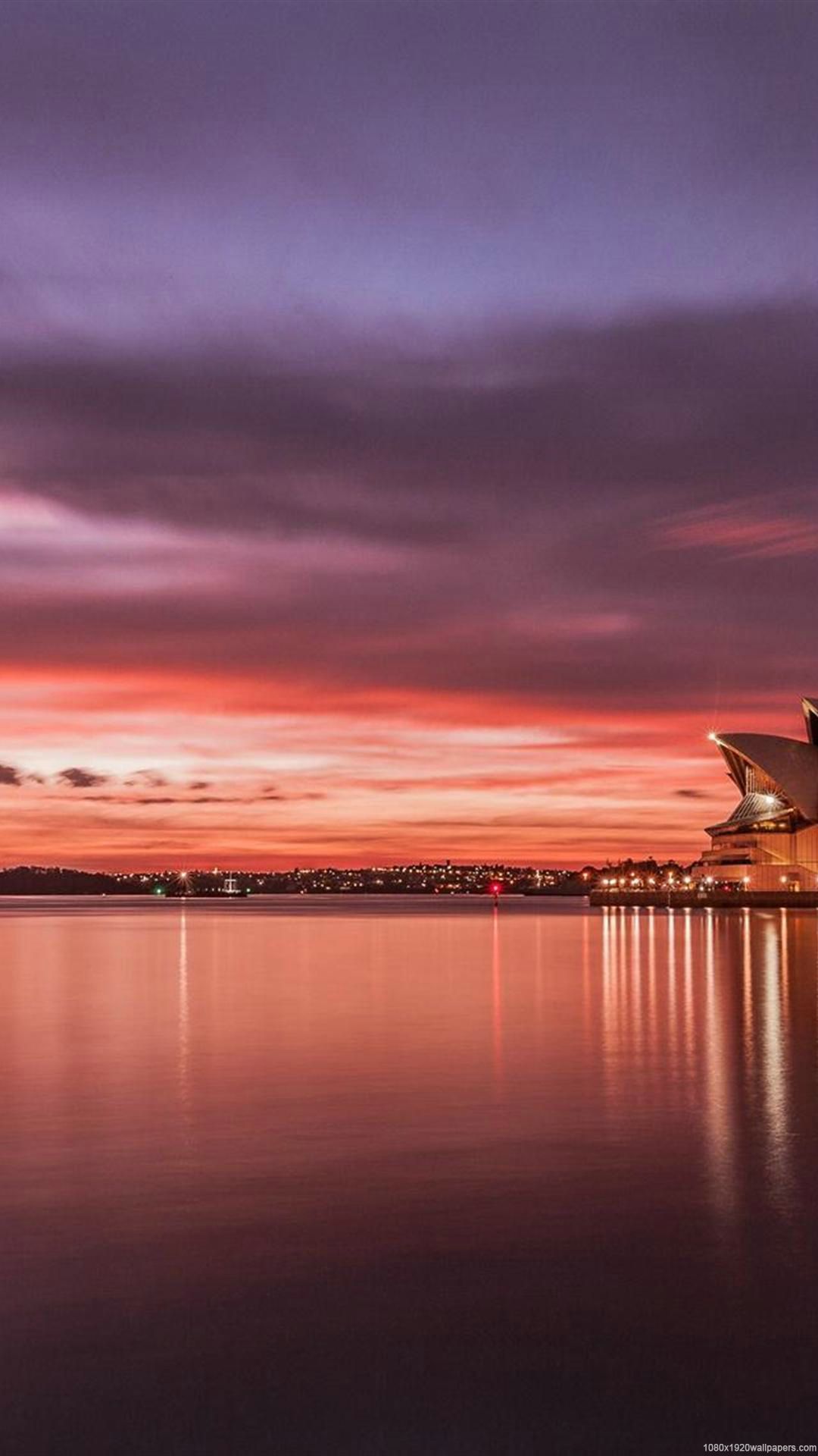 Sunset Sydney Opera Wallpaper HD