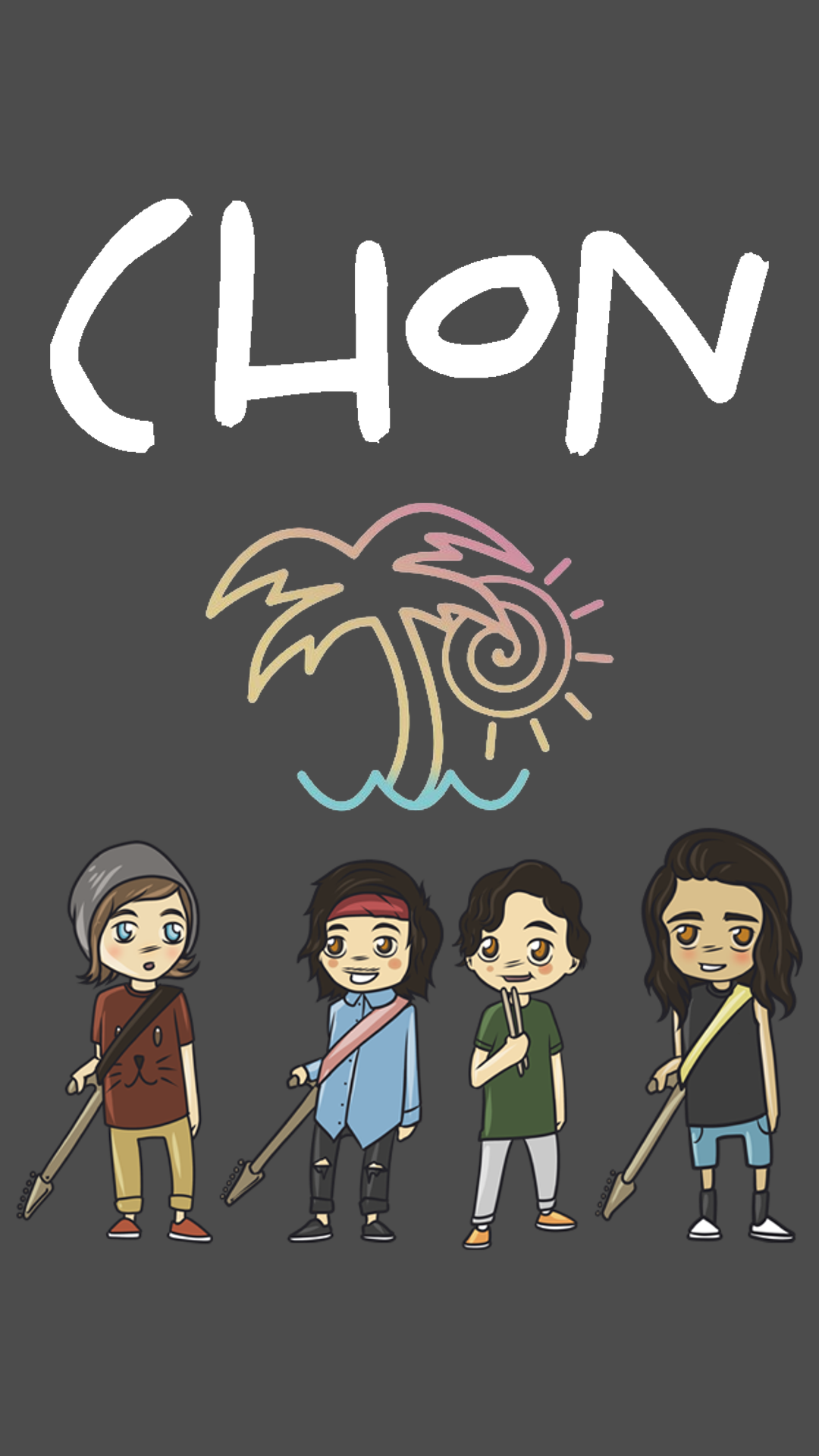 Yesterday I posted tricot and TTNG phone background, today, Chon