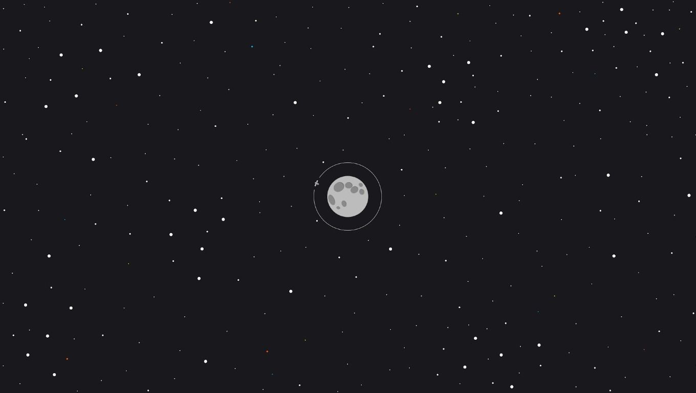 Minimalist Desktop Wallpaper Moon