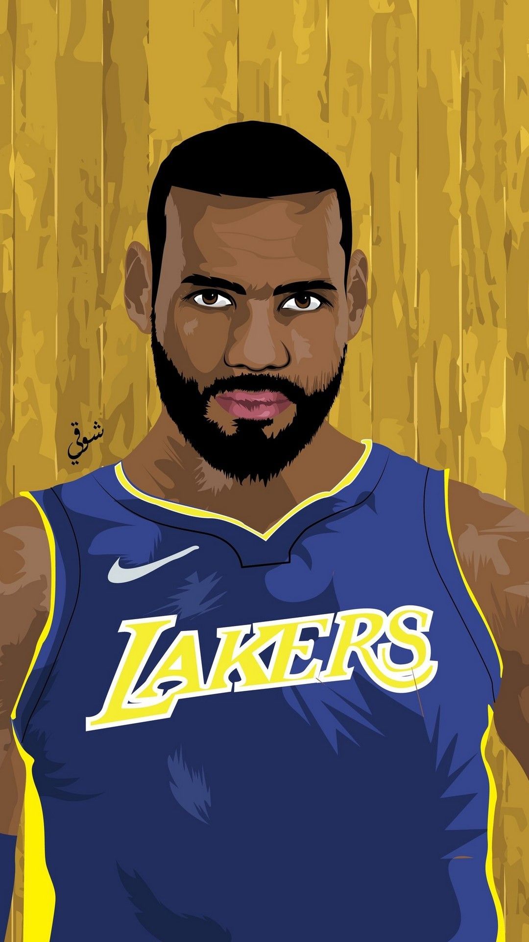 LeBron James LA Lakers iPhone X Wallpaper. Lebron james