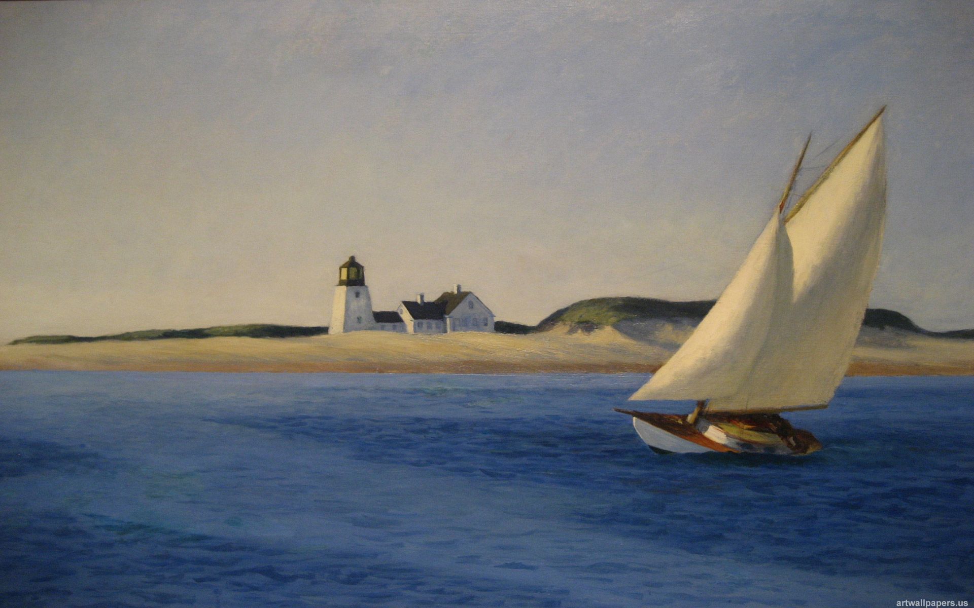 Edward Hopper Painting Wallpaper, Art Wallpaper, Full HD