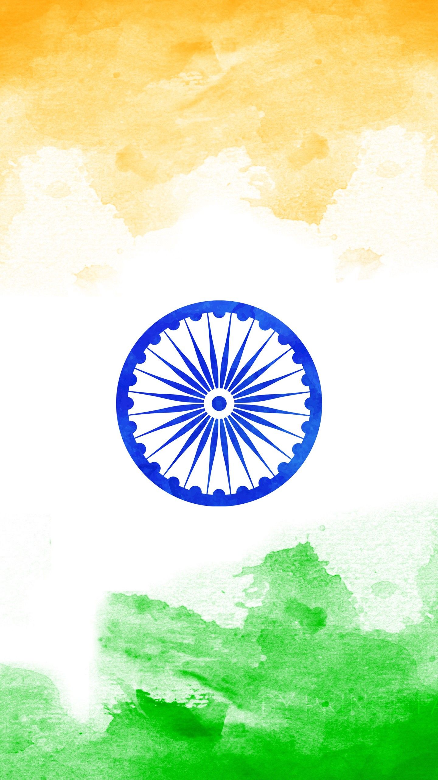 Tricolour Indian Flag HD 5K Wallpaper