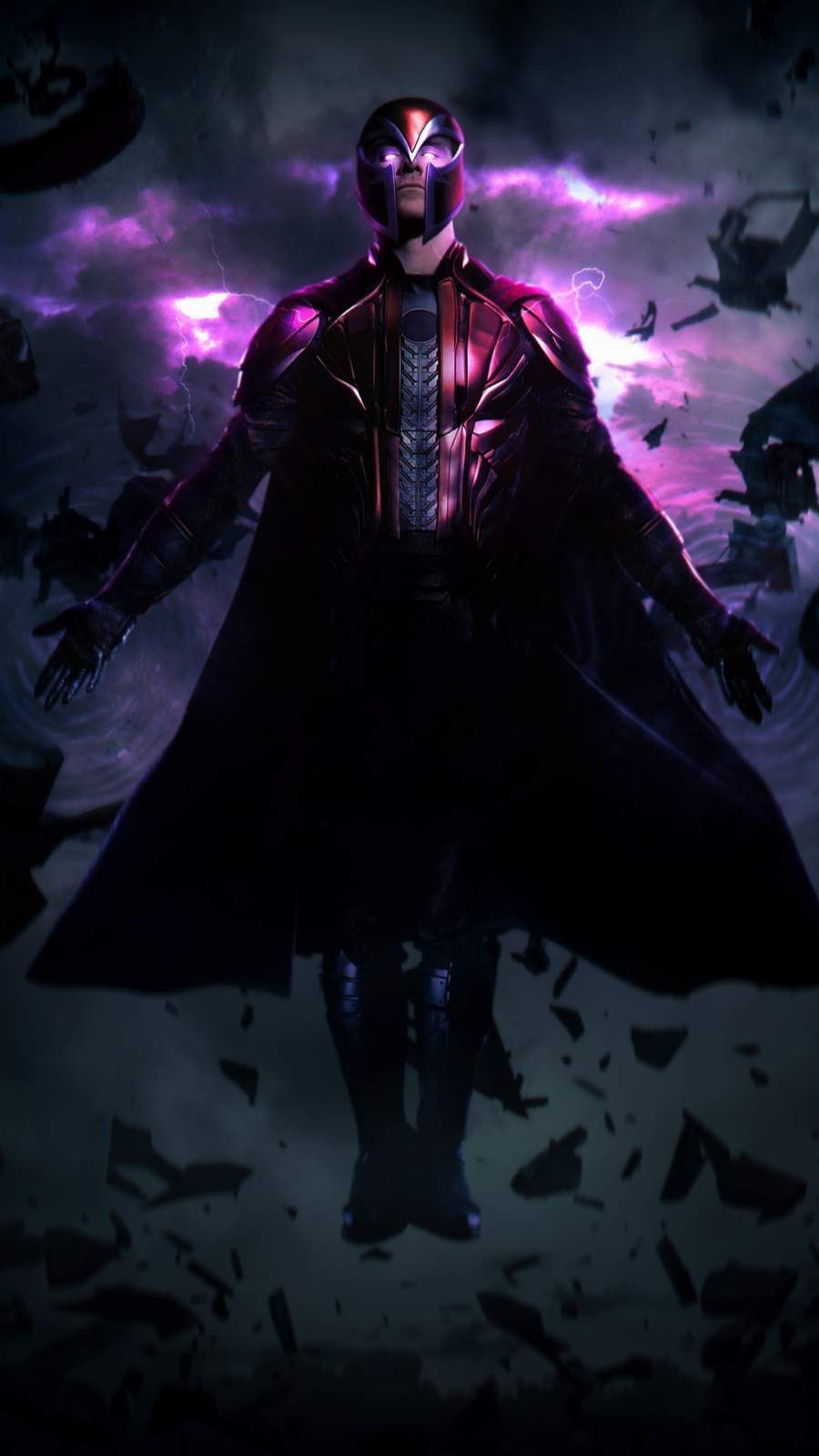 Magneto Artwork iPhone Wallpapers