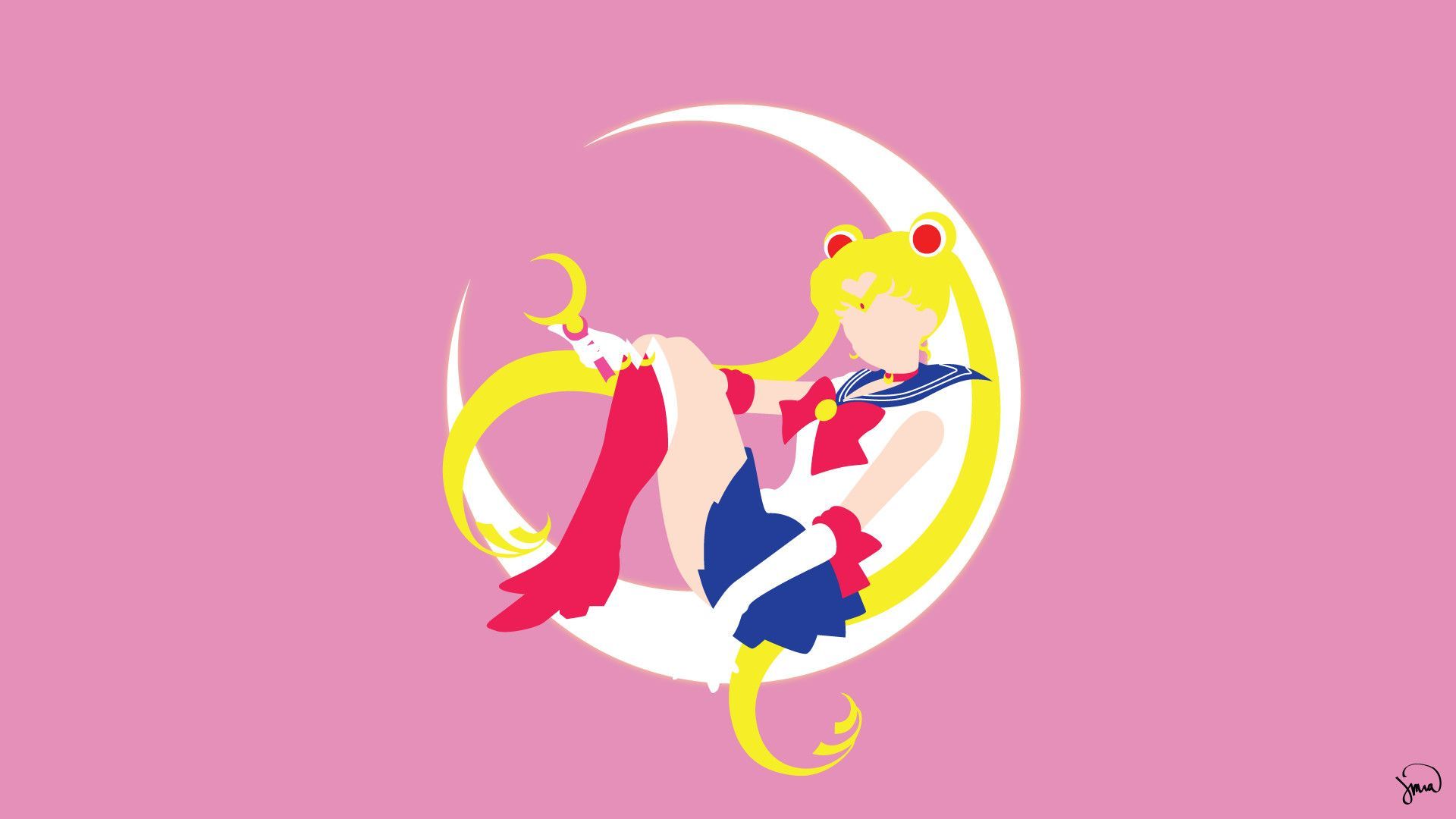 Sailor Moon Minimalist Wallpaper Free Sailor Moon