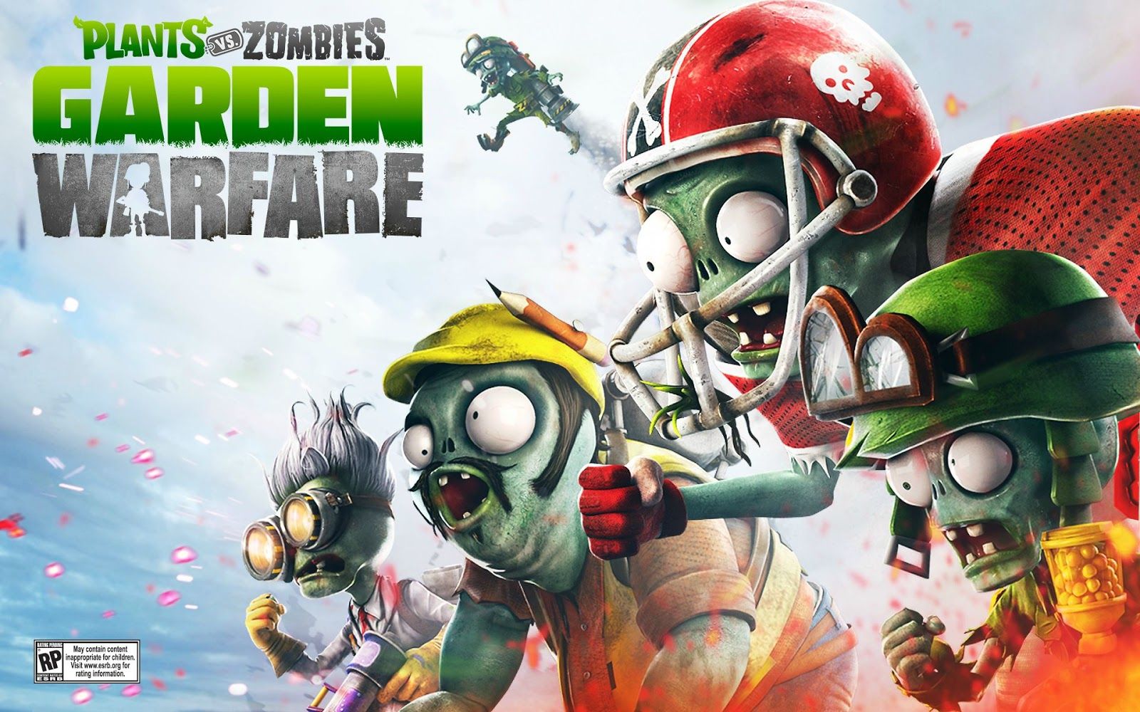 Free download Wallpaper in het weekend Plants vs Zombies Garden