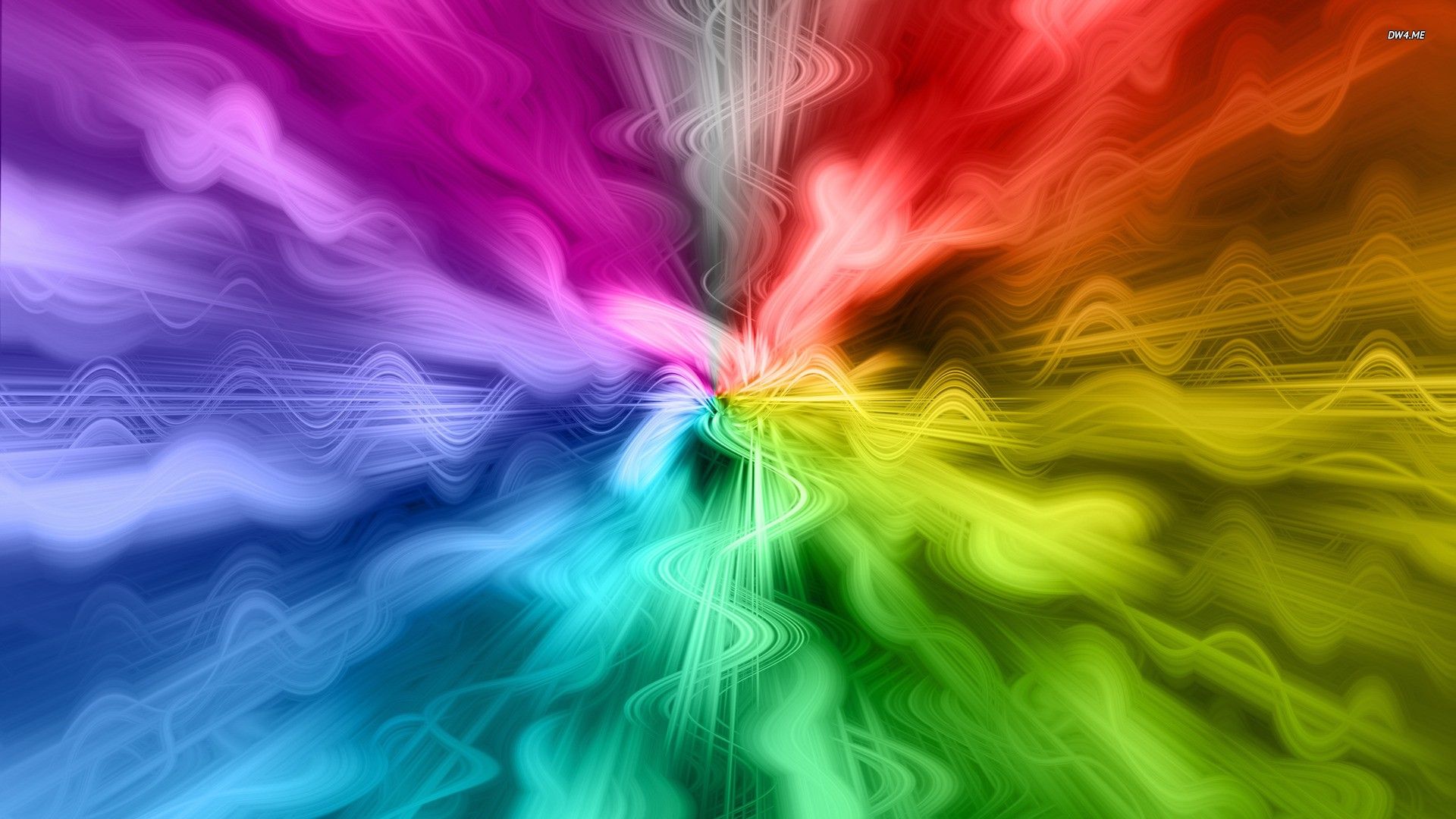 Rainbow Waves 1920x1080 Abstract Wallpaper HD Desktop Wallpaper High Definition Monitor Download Free Amazing Background Photo Artwork 192
