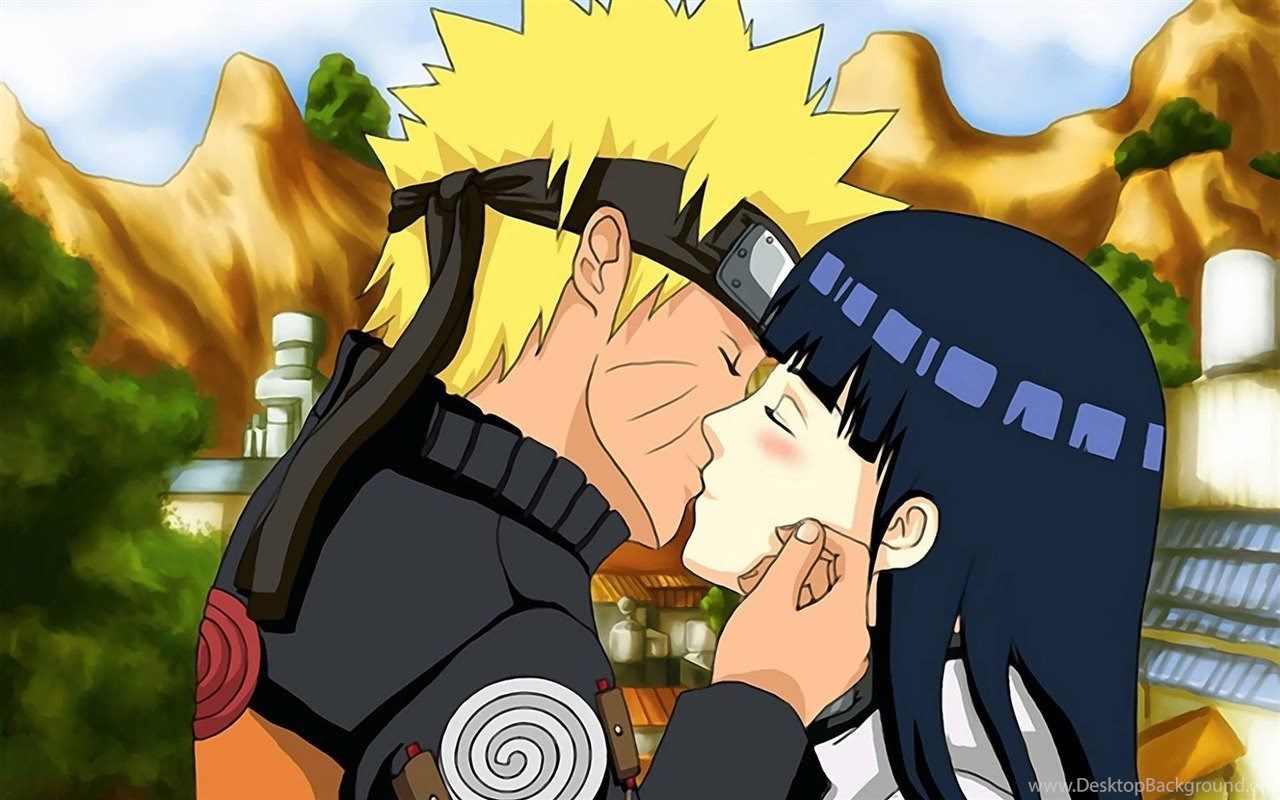 Naruto And Hinata Kissing Anime Character Wallpaper 1280x800. Desktop Background