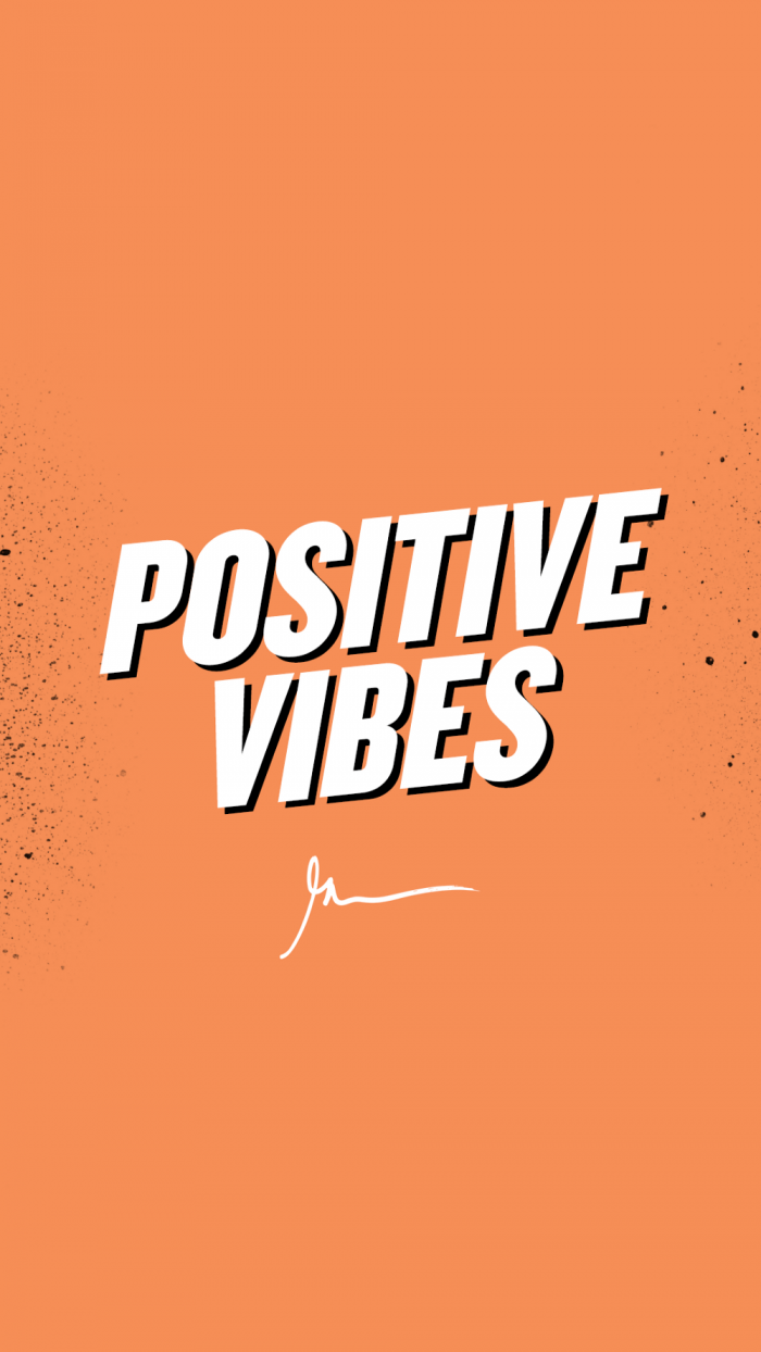 Positive Vibes Wallpaper