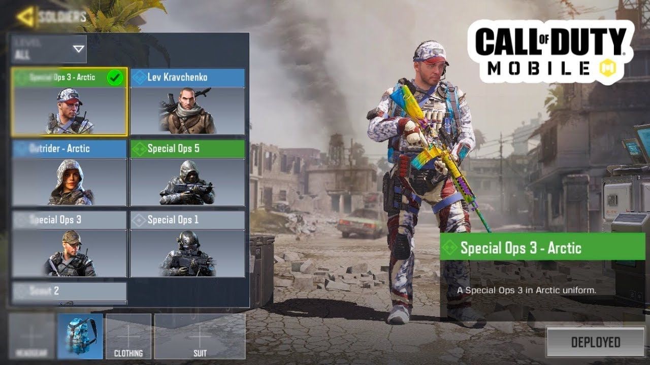 ALL MY SOLIDER SKINS IN CALL OF DUTY MOBILE in 2020
