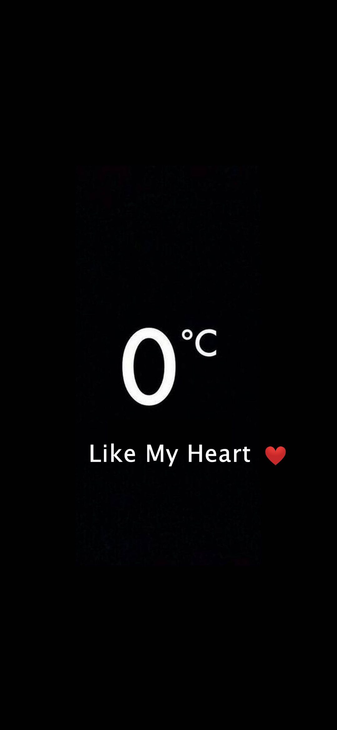 My heart Temperature Wallpaper