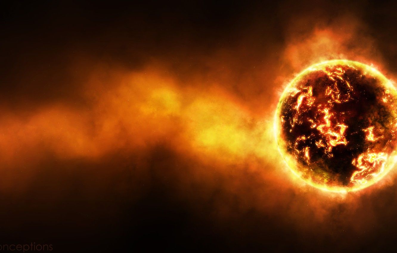 Wallpaper Radiation, Temperature, Cataclysm, The Red Hot Planet