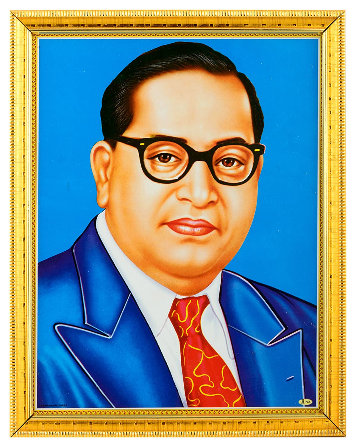 Buy Swastik Bamboo Dr B R Ambedkar Photo Frame 24 cm x 1.5 cm x