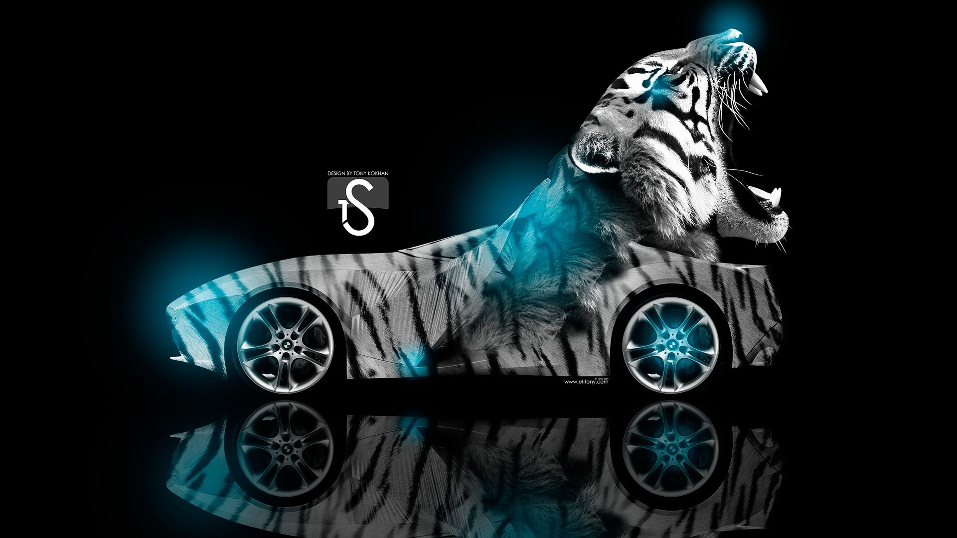 Free download cool animal wallpaper light blue tiger Quotes