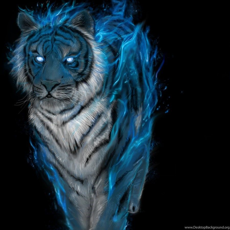 Tiger in Blue HD Wallpaper | Achtergrond | 1920x1200