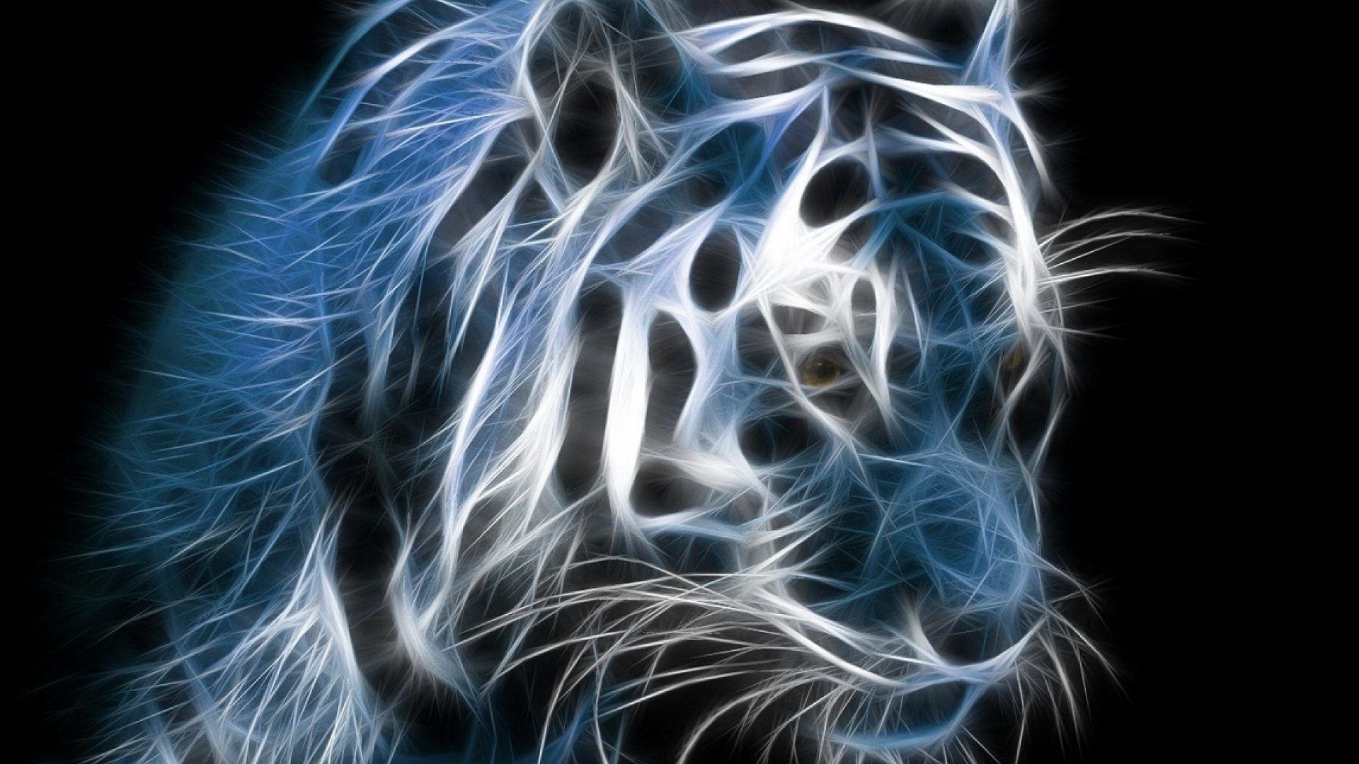 Blue Tiger Wallpaper