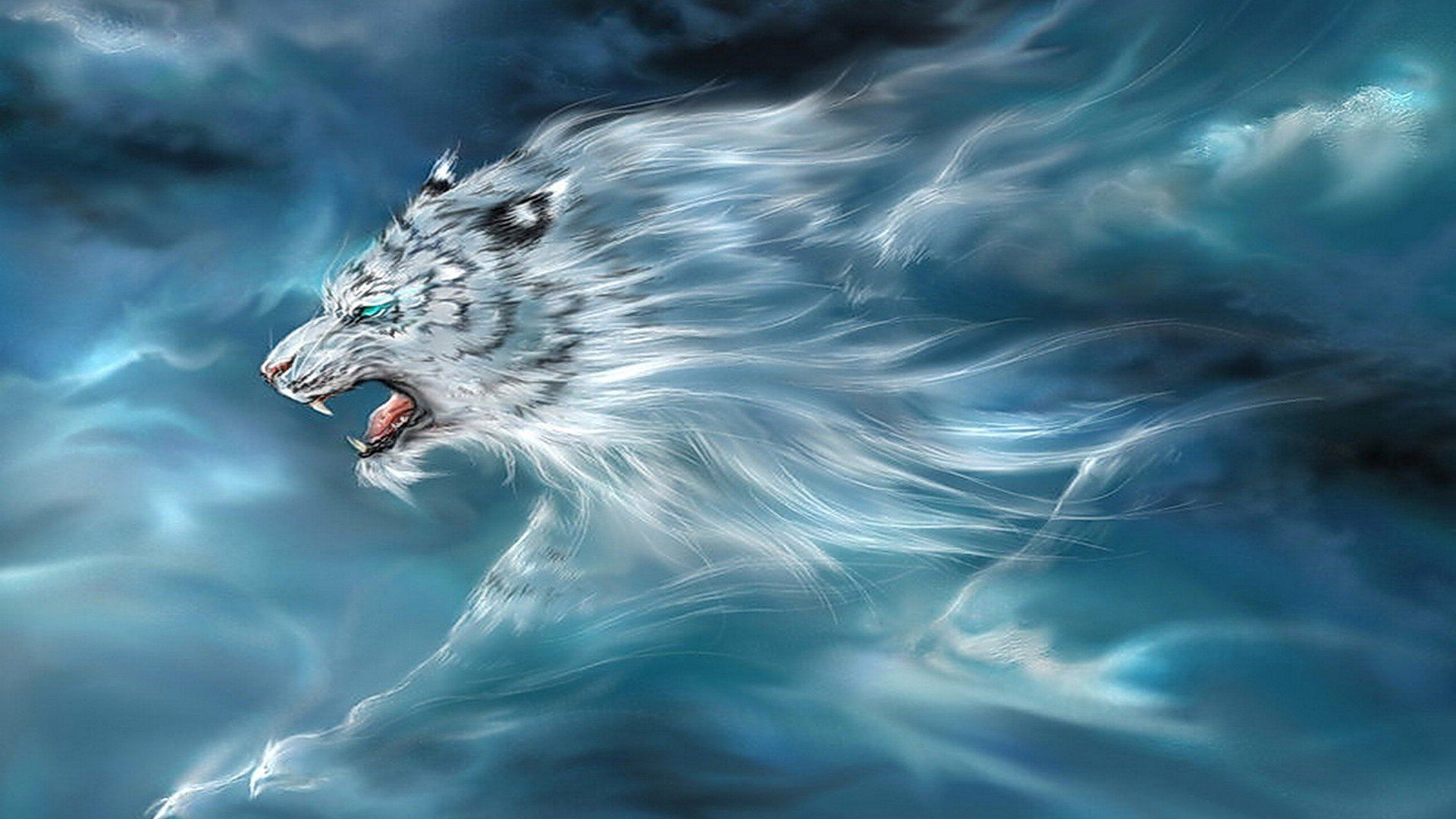 Blue Tiger Wallpaper Wallpaper  Download to your mobile from PHONEKY